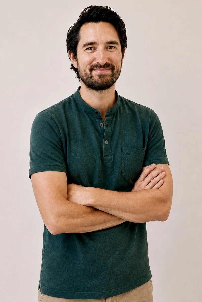 Fernand Masquelin, acupuncteur à Morges, dans son cabinet d'acupuncture