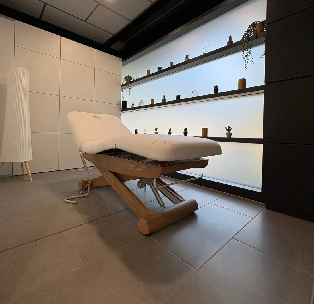 Salle de soin du cabinet d'acupuncture Masquelin Acu à Morges